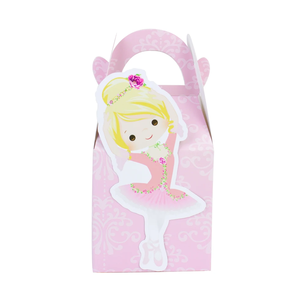 

Ballerinas Ballet Favor Box Candy Box Gift Box Cupcake Box Boy Kids Birthday Party Supplies Decoration Event Party Supplies