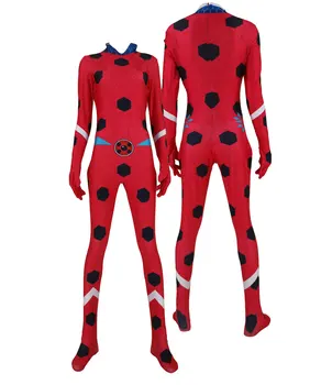 

Ladybug Marinette Cosplay Costume Bug Superhero Halloween 3D Print Lycra Zentai Suit Girls Women Adults/Kids