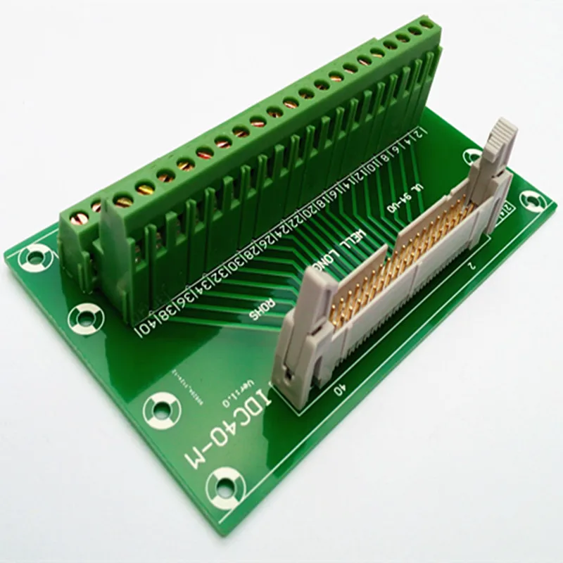 IDC40 2x20 штифтов 0 1 "штыревой секционный щит клеммный блок разъем.|terminal block|connector