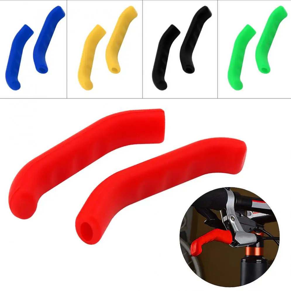 

Universal Bike Brake Handle Silicone Sleeve Mountain Road Bike Dead Fly Brake Lever Protection Cover the Brake Sets