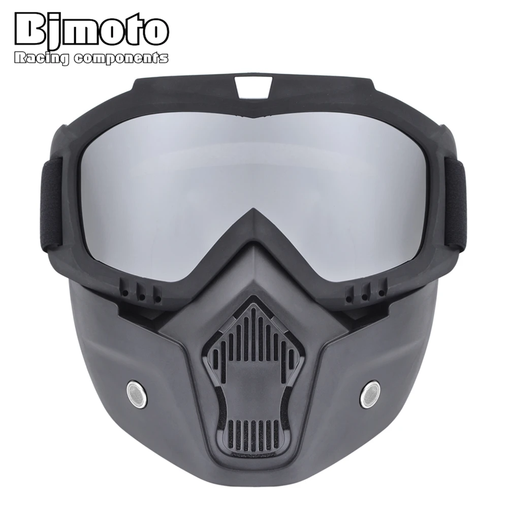 

Multi ATV Cycling biker Motorcycle Helmet Detachable Goggle Shield Nose Face Mask Eyewear Face Mask Shield Goggles glasses