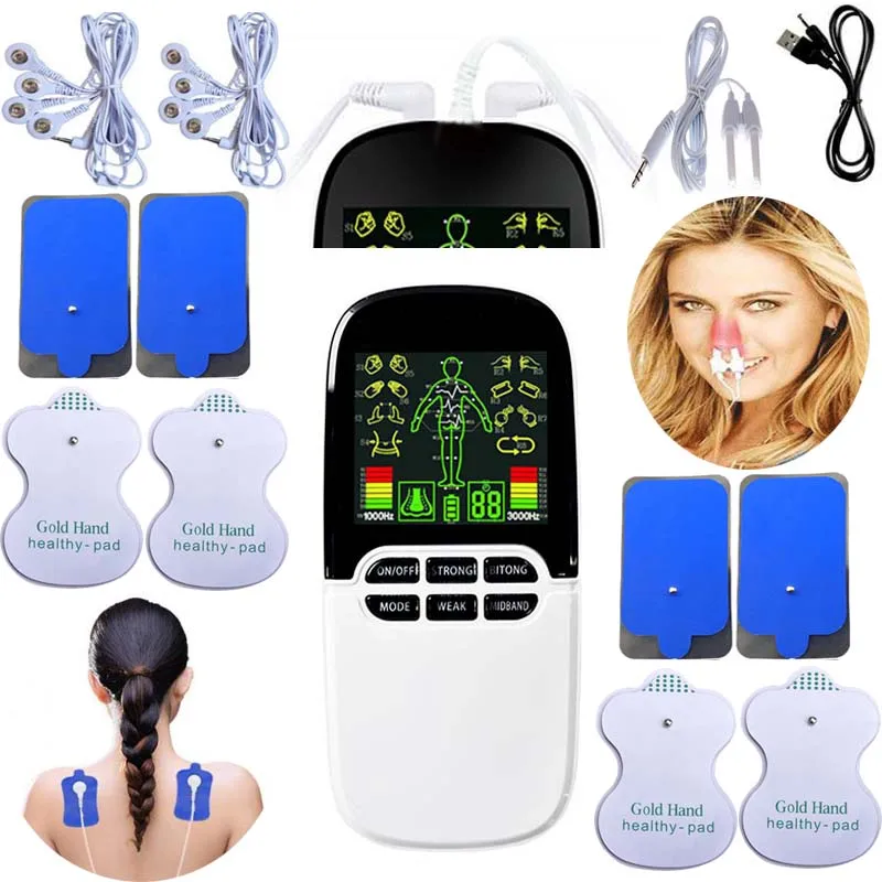 Massagem Health Tens Cupping Therapy Cellulite Neck Massager Slimming Rhinitis Device Body Relax Muscle Stimulator Massageador | Красота и