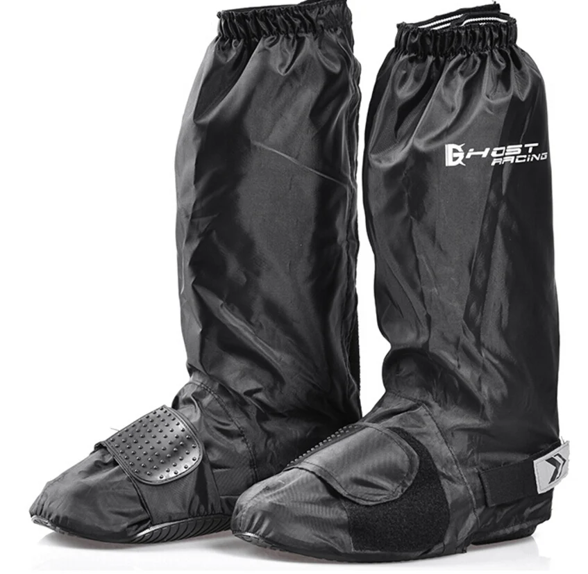 Motorcycle riding rain boots thick padded wear protection waterproof