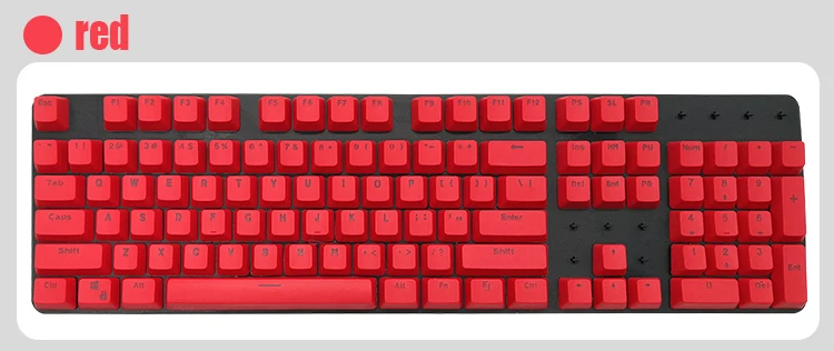 Русский/Английский Languag PBT клавишная крышка s Различные цвета для Cherry MX Механическая клавишная крышка переключатели 108 клавишная крышка s