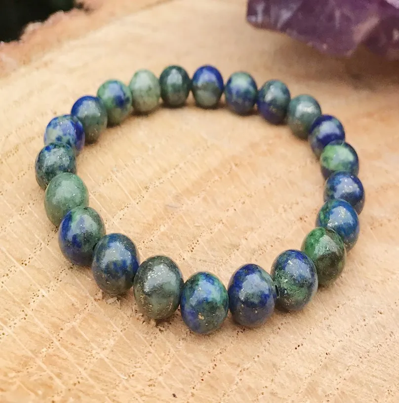 Phoenix LAPIS Lazuli Браслет Чакра балансирующая интуиция духовность ювелирные изделия