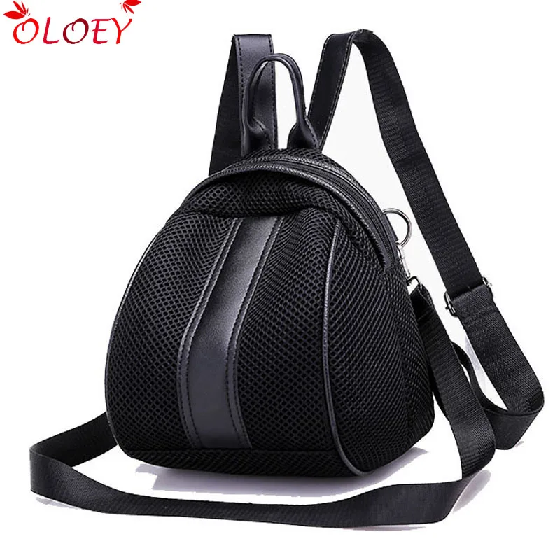 

Fashion casual 2019 new women's women's assembly color wild fashion leisure travel bag student bag backpack multi-function bag
