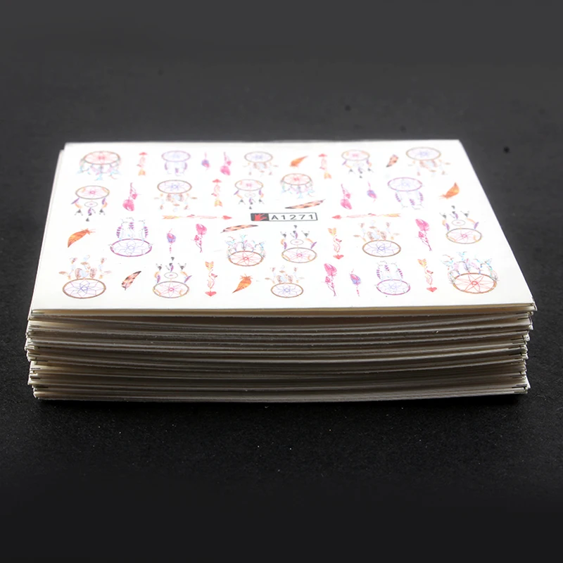 

FWC 41 Sheets Mixed Cat Dog etc Design Nail Art Water Transfer Stickers Full Cover Manicure Tips Decor Decal Beauty Tools