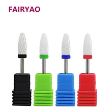 Прибор для маникюра 4 типа керамический сверло для ногтей маникюрный станок фреза Маникюр Электрические аксессуары для сверления ногтей