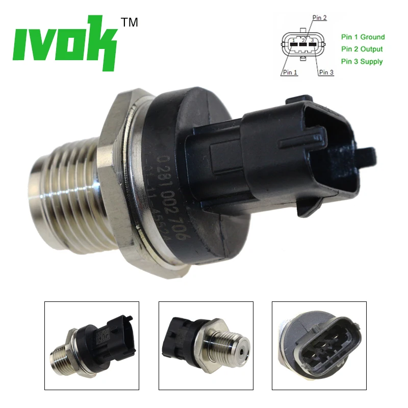 

Fuel Rail Pressure Sensor For IVECO Daily ALFA ROMEO 147 156 159 CHEVROLET CAPTIVA EPICA LACETTI NUBIRA 0281002706 0281002851
