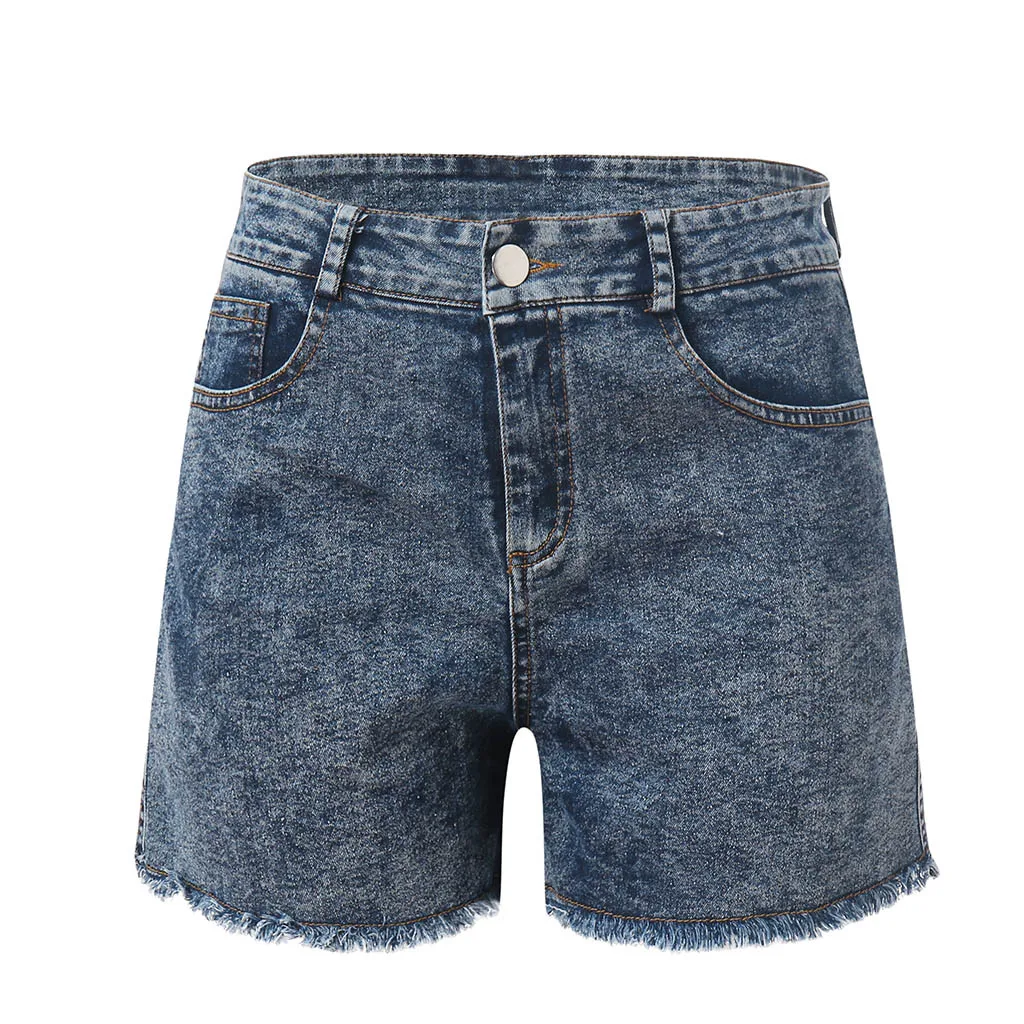 

Fashion new good looking jeans women's summer short jeans toes shorts female pockets wash type plate denim shorts shein 40*