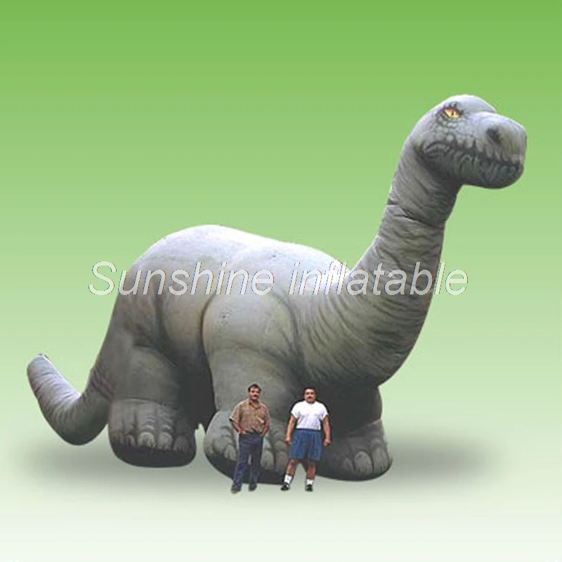 

Custom full printing green giant inflatable Brontosaurus inflatable dinosaur replica for zoo display