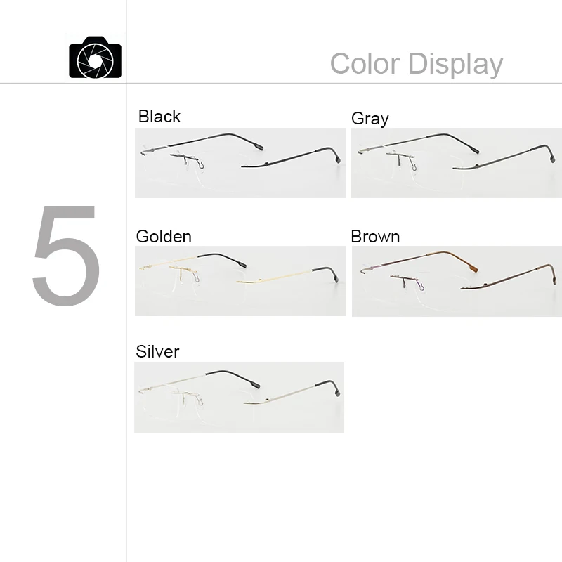 Модный титановый сплав ультра светильник для мужчин и женщин оптическая оправа для очков без оправы классический рецепт для чтения компьютера