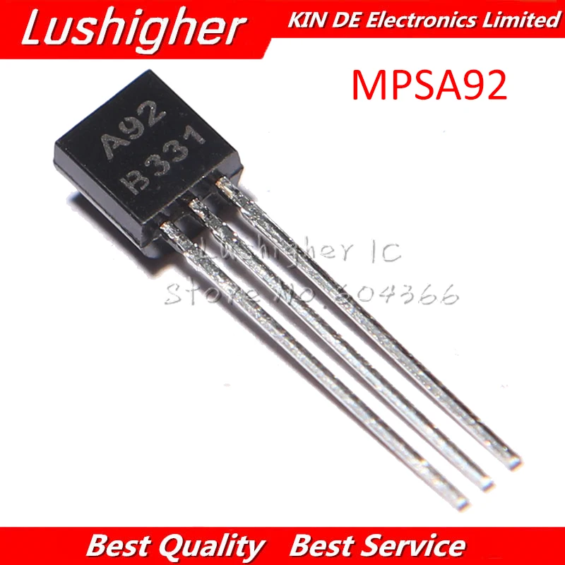 100PCS MPSA92 TO92 MPS A92 TO 92 triode transistor New original free