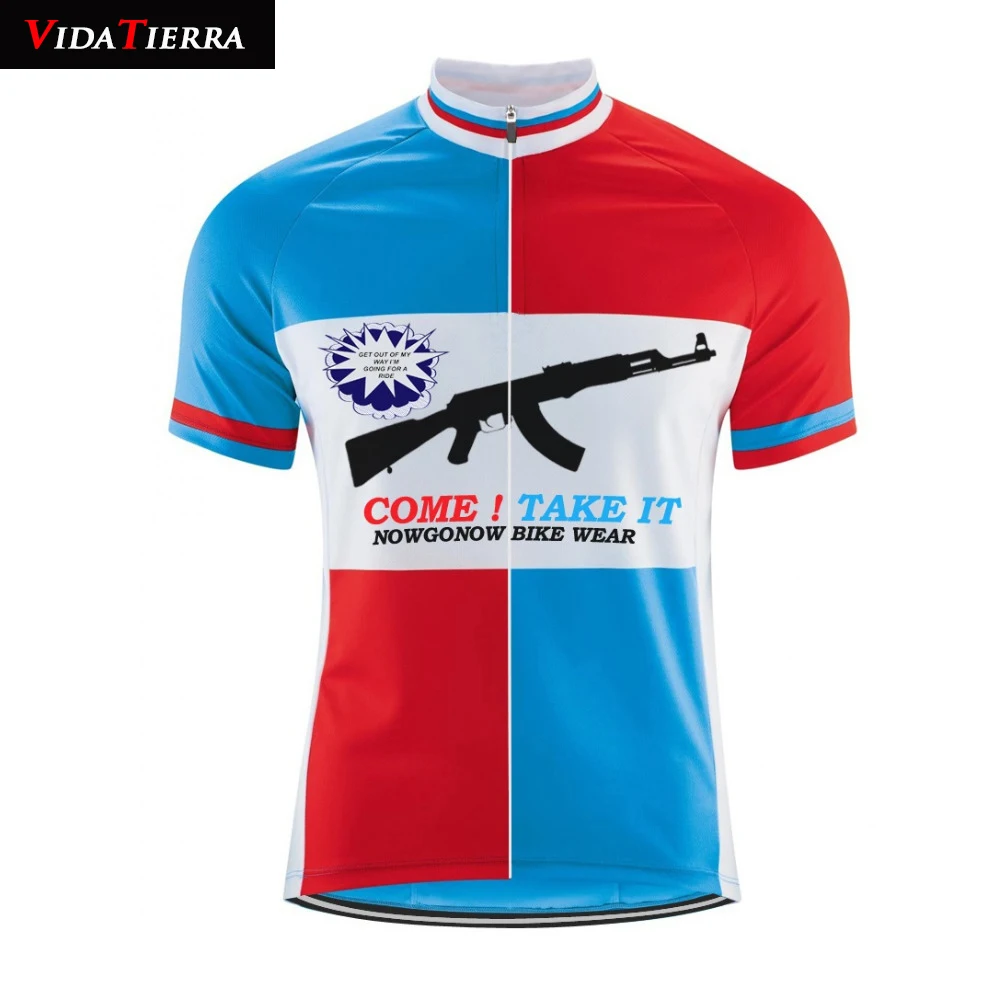 

2019 VIDATIERRA men cycling jersey take it AK tops bicycle cool shirt Colorful new road maillot ciclismo Summer funny classic