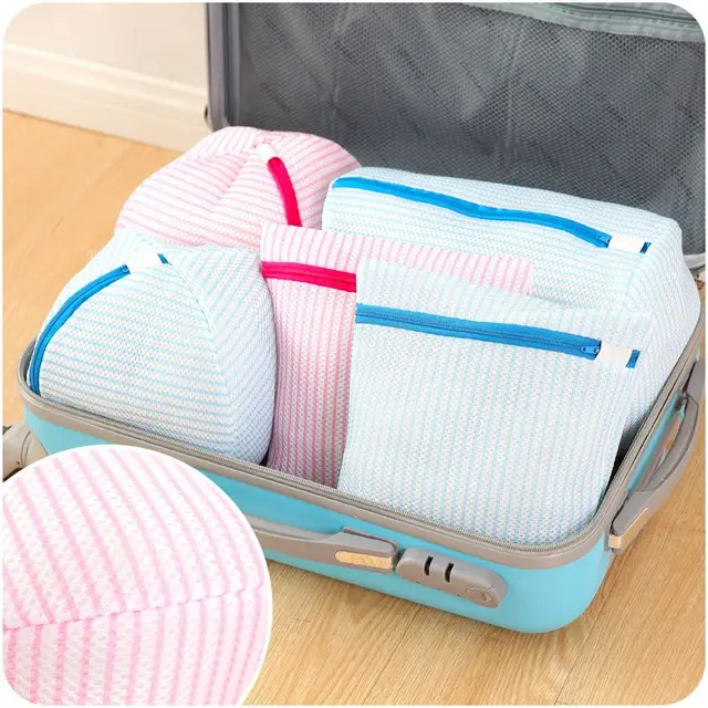 Storage Washing Bags Laundry Basket Bag Embroidered Bra Storage Washing Bags Laundry Basket Bag Embroidered Bra Special Wash Padded Machine Washable Mesh