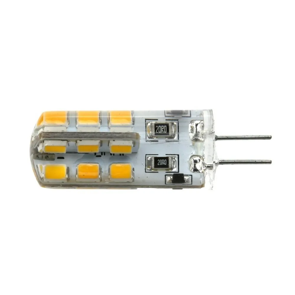 Силиконовая Светодиодная лампа HRSOD10X G4 3 Вт 3500 лм 2835 K 24-с теплым белым и холодным
