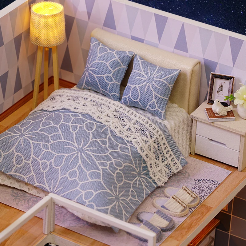 blue times mini house