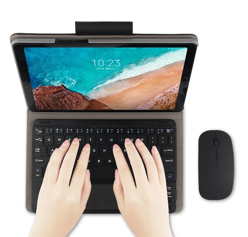 plus sem fio bluetooth teclado capa protetora