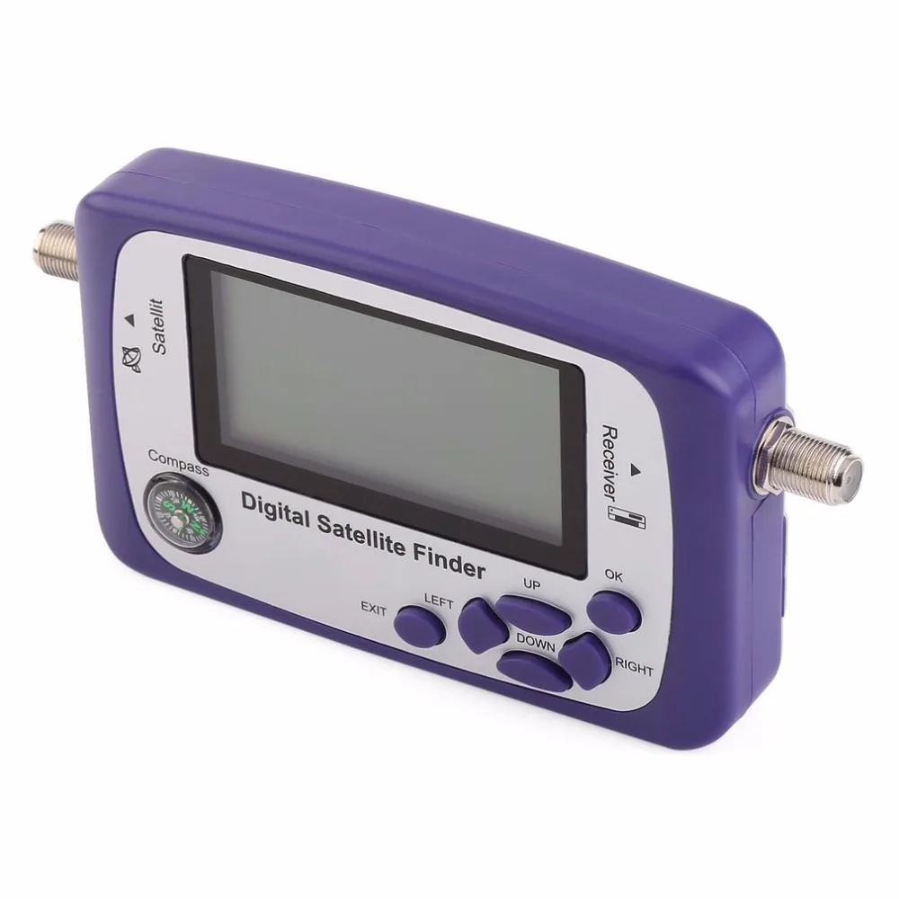 

Digital Displaying Satellite Finder Meter Satfinder TV Signal Receiver Sat Decoder Satlink Receptor Buzzer LCD FTA Dish