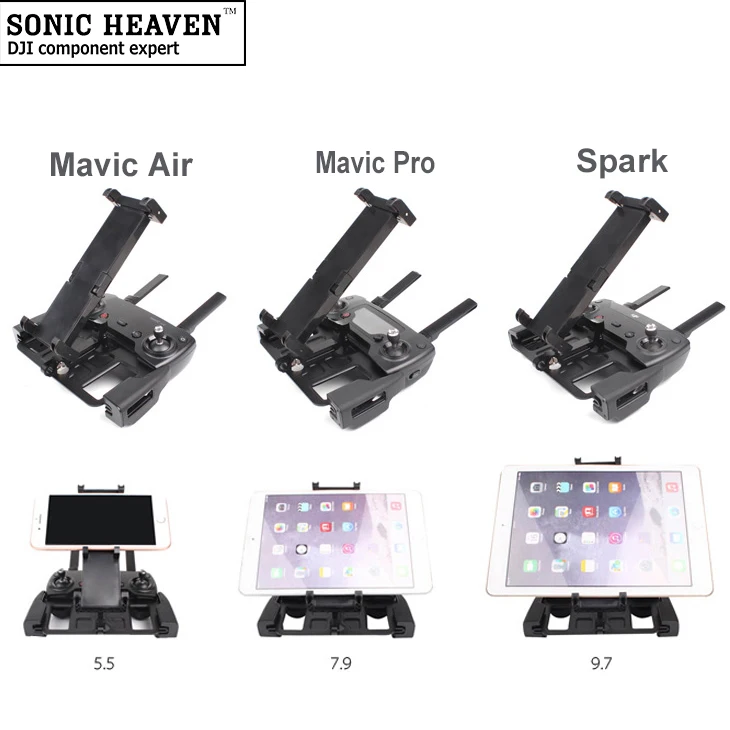 

Camera Drone Remote Control Smartphone Tablet Holder Bracket Support for DJI Mavic Air& Mavic 2 Pro/Zoom & Spark DJI Accessories