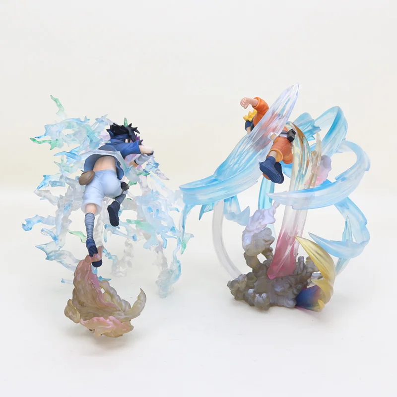 Экшн фигурка Naruto Ураганные Хроники Наруто Узумаки VS Uchiha Sasuke PVC коллекционная