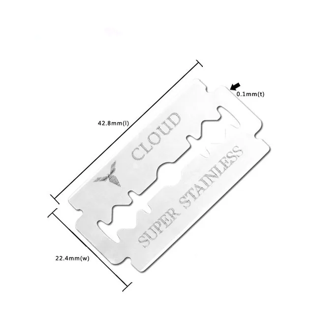 10 pcs Razor Blades Brand Stainless Steel Safety Razor Blades To Shave