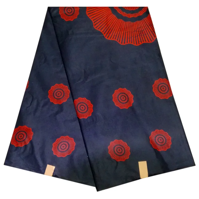 Не хлопковая ткань дешевая полиэстер Анкара ткань африканская ткань текстиль африканская восковая печать ткань