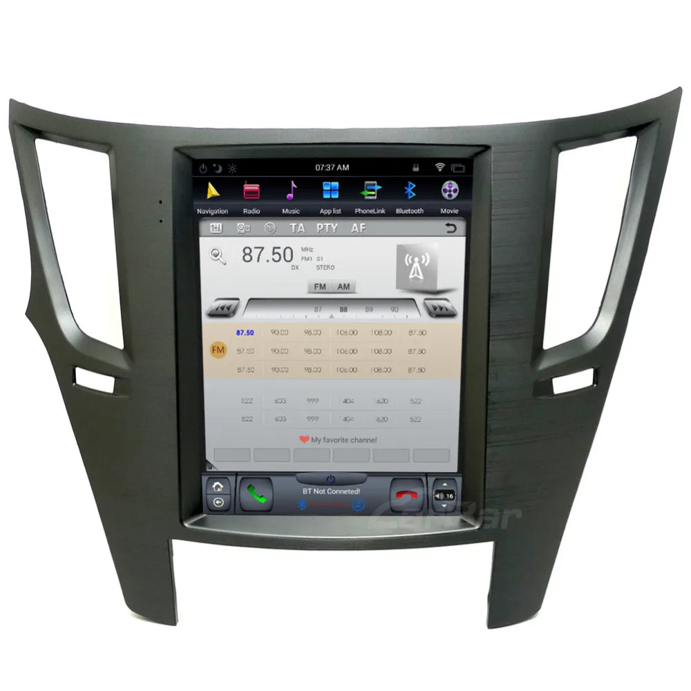 Discount 10.4" Vertical Huge Screen 1024*768 Android Car DVD GPS Navigation Radio Player for Subaru Legacy Outback 2010-2014 Quad Core 2