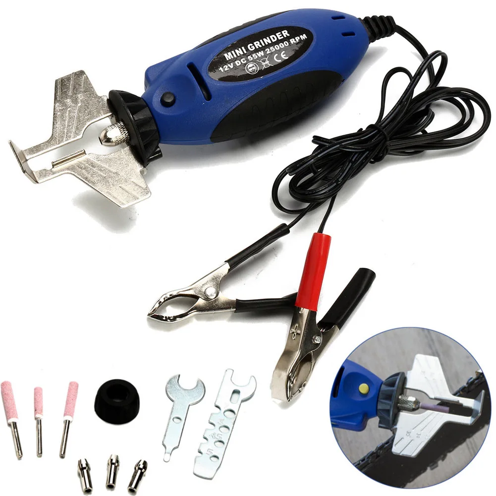 

DC 12V Chain Saw Sharpener Chainsaw Electric Grinder File Pro Tools ALI88