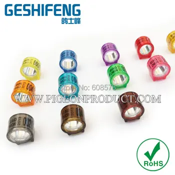 

2016 hot sell free shipping Netherlands pigeon foot ring,racing pigeon ring