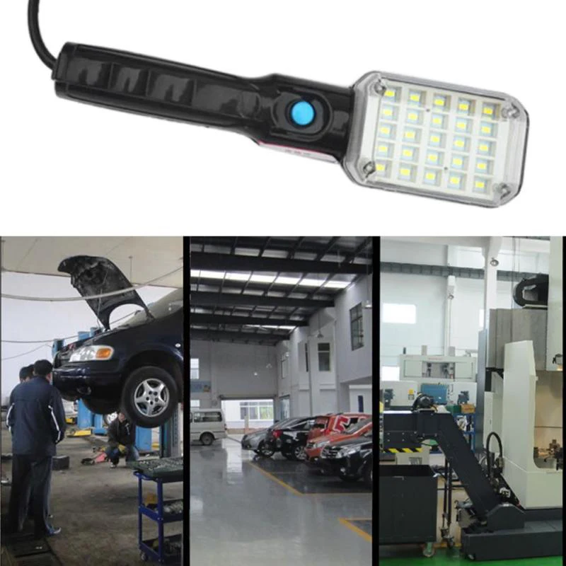 AC 220V светодиодный магнитный светильник для кемпинга, ручной фонарь, светильник с крюком