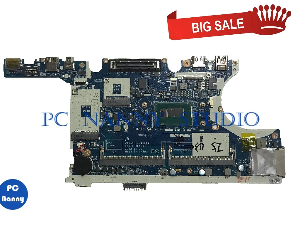 Best  PC NANNY FOR Dell Latitude E7440 Laptop motherboard LA-9591P i5-4300U SR1ED DDR3 tested