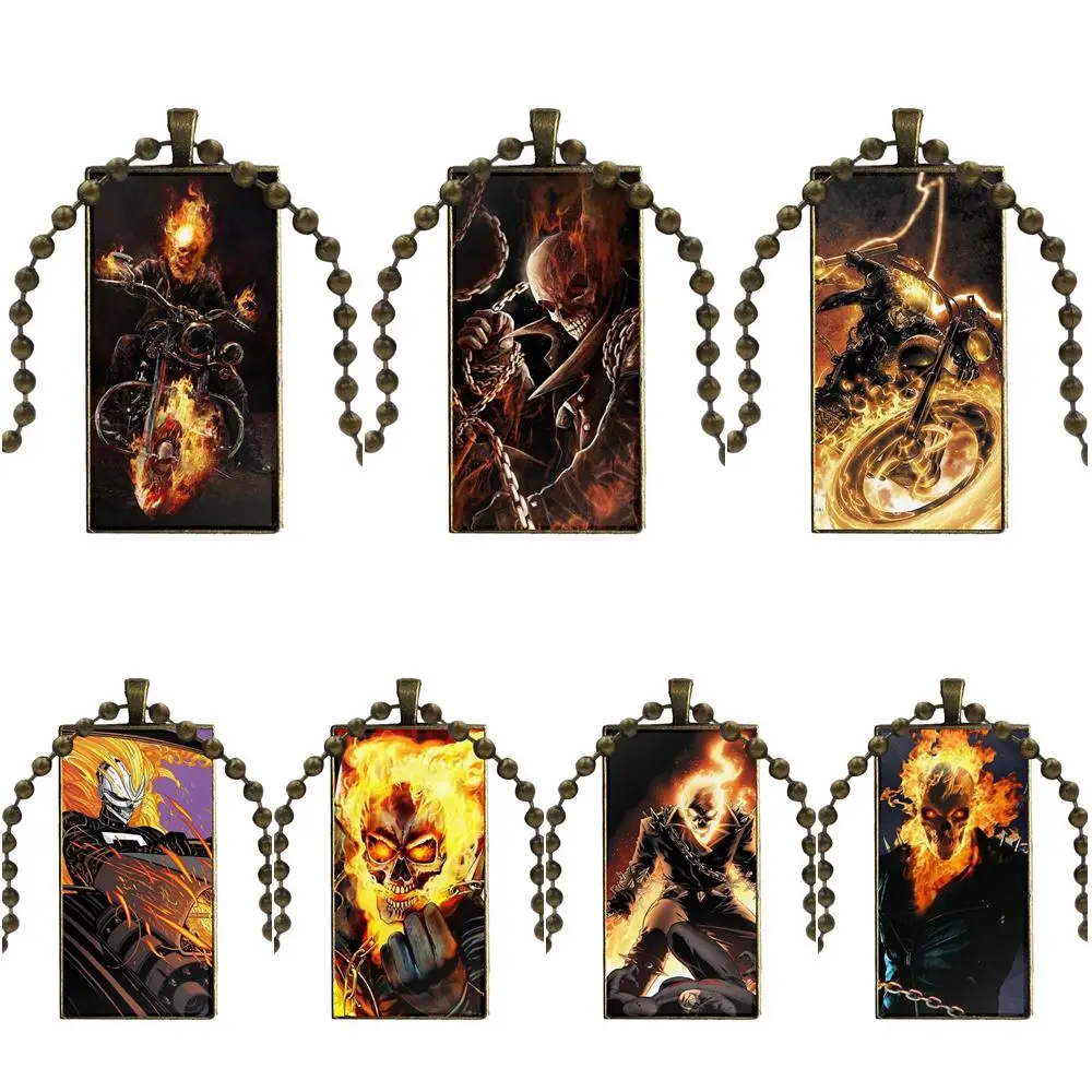 Для женщин свадебный подарок Ghost Rider Дизайн Модные Винтажные стеклянные женские