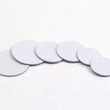 1000 шт./лот) FM1108(M1 S50) RFID смарт-чипы IC теги 13,56 МГц Водонепроницаемый с фокусным расстоянием 25 мм x 1 мм PVS монетные карты доступа Управление или NFC Функция