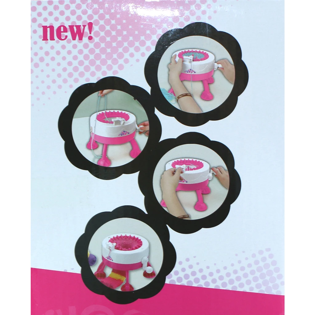 DIY Smart Girls вязание ткацкий станок игрушка, игрушечный набор ручные пряжа ремесла производитель подарок на день рождения Развивающие игрушки для детей