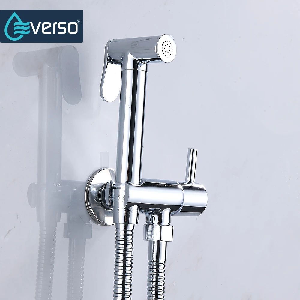 

Thermostatic Bidet Spray Set Kit Handheld Bathroom Bidet Faucet Set Gun Nozzle Brass Toilet Shower Spray Bathroom Accessories