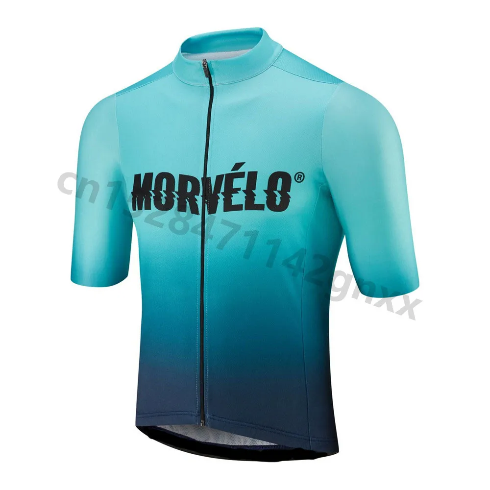 

2019 MORVELO New Cycling Jersey Pro Team Cycle Shirts Maillot Ciclismo Men Short Sleeve Summer Quick Dry MTB Bike Tops Clothing
