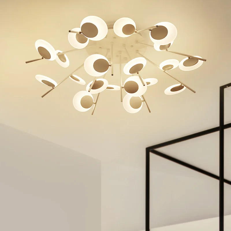 

Modern Led Bedroom Ceiling Lamp Creative Rotatable Led Lustre Luminarias Lamparas For Living Room Indoor Lighting Ceiling Light