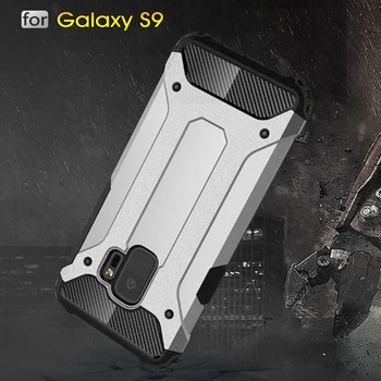 

50pcs Tough Armor Hybrid PC Cover For Samsung S10 5G E S9 S8 Plus Note 10 10+ 9 8 Soft Silicone Daul Rugged Anti-knock Cases