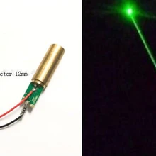 532нм зеленая точка 10 мВт лазерный модуль, аксессуары для лазерных игрушек, реквизит для сцены(диаметр 12 мм) 2,8-3,7 в