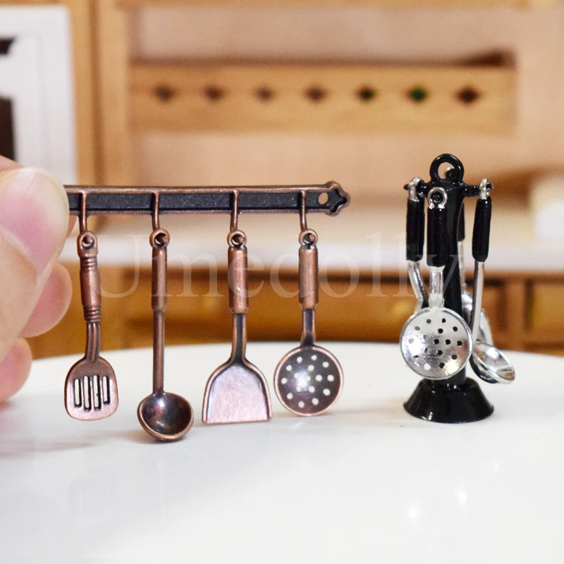 

1:12 Scale Pretend Play Dollhouse Miniature Kitchen Cooking Tool Utensils Miniauras Spoon Turner Toy Accessories