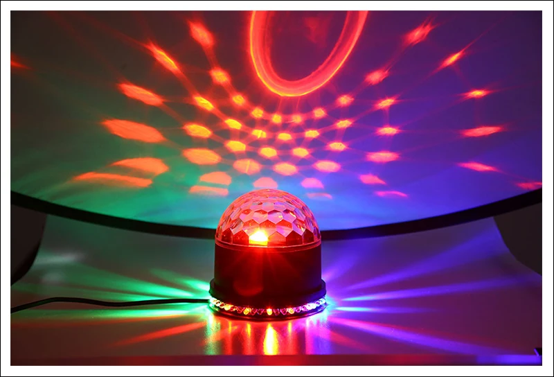 DJ Light Mini Disco Magic Ball Stage Lighting Digital LED RGB Crystal (5)