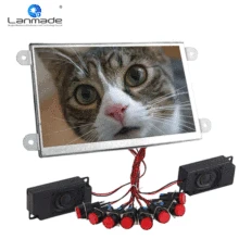 7-дюймовый портативный Внешняя кнопка видео для использования в помещениях медиаплеер автомобиля цифровой медиа-плеер