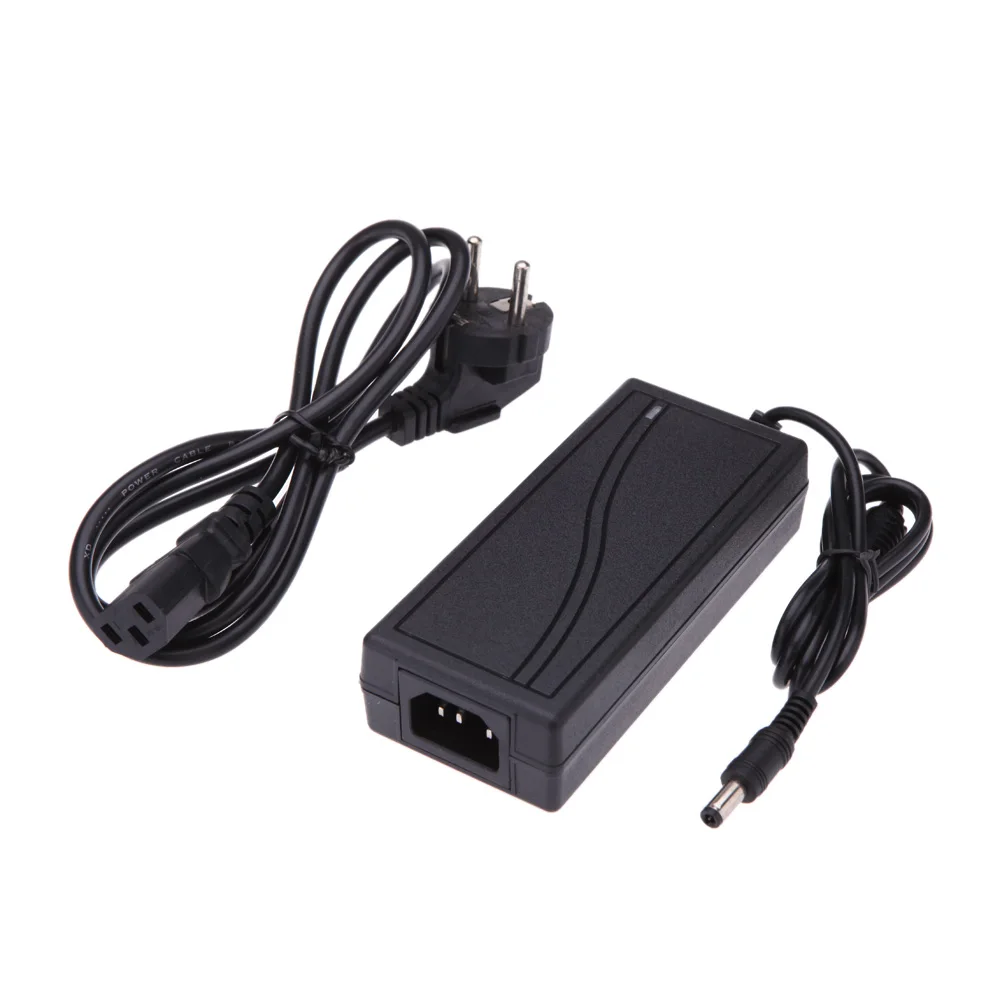 

F00428 12V5A AC 100-240V Converter Adapter 12V 5A Power Supply Charger Transformer Plug Cable for 3528 5050 LED Strip CCTV B6