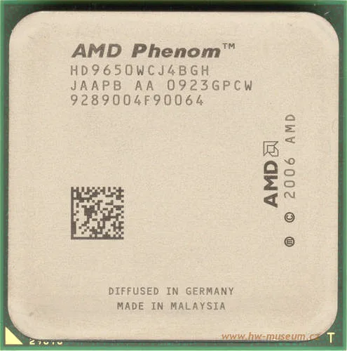Phenom X4 9650 (HD9650WCJ4BGH) CPU 2.3 GHz Quad Core Soquete AM2 ...