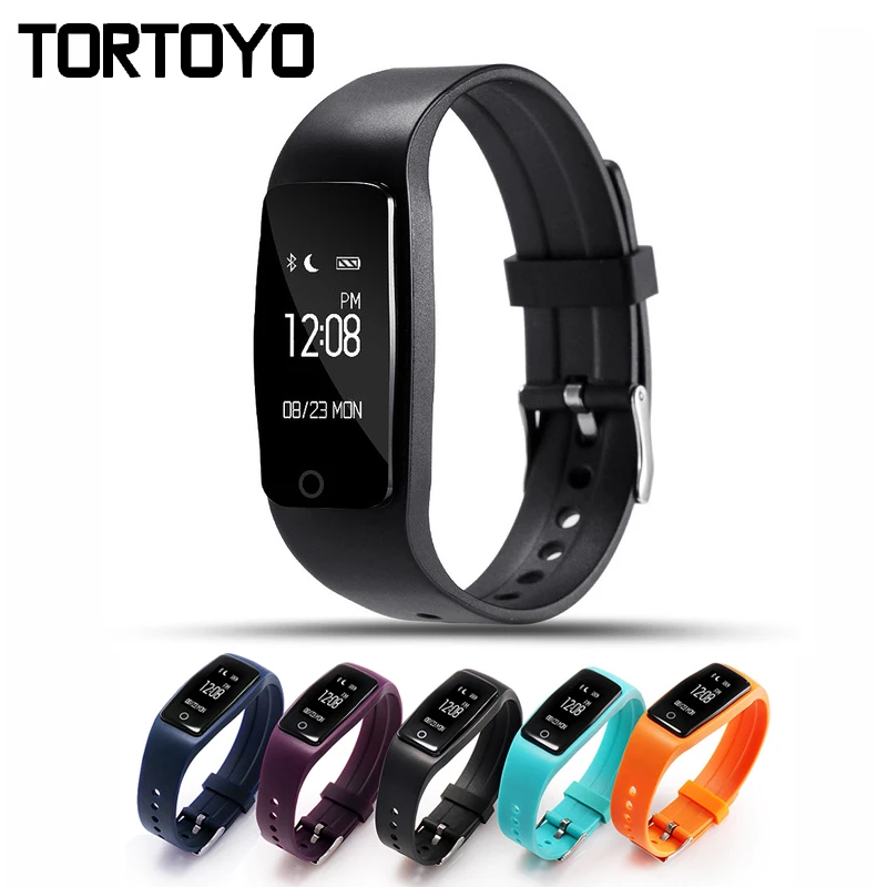 S1 Bluetooth Smart Band Wristband Heart Rate Monitor IP67 Waterproof Fitness Smartband Bracelet