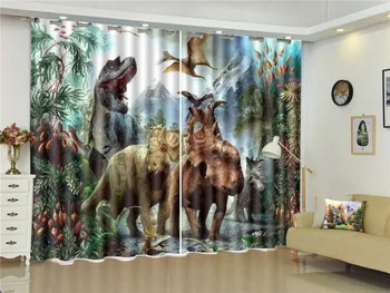 

Wholesale curtain 3D Cartoon Animal Curtain Living Room Bedroom Beautiful Practical Blackout Curtains