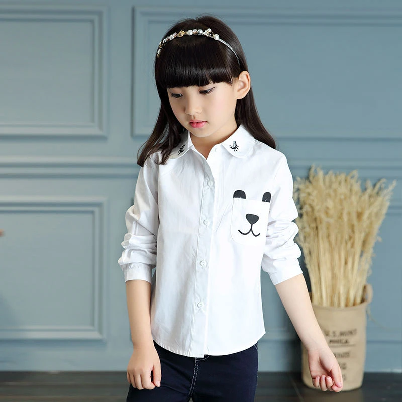 2016 primavera otoño bebé carácter Niñas niños Blusa de manga larga Camisas Niñas blusa niño poco grande Ropa femenina de bebé|blouse girl blousegirls blouse - AliExpress