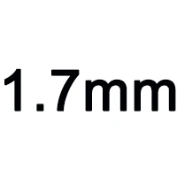 1,0 ММ 1,25 мм 1,5 мм 1,75 мм 2 мм качественная круглая форма блестящая огранка белый свободный циркониевый куб камень для ювелирной восковой установки - Цвет: 1.7mm-A-1000pcs