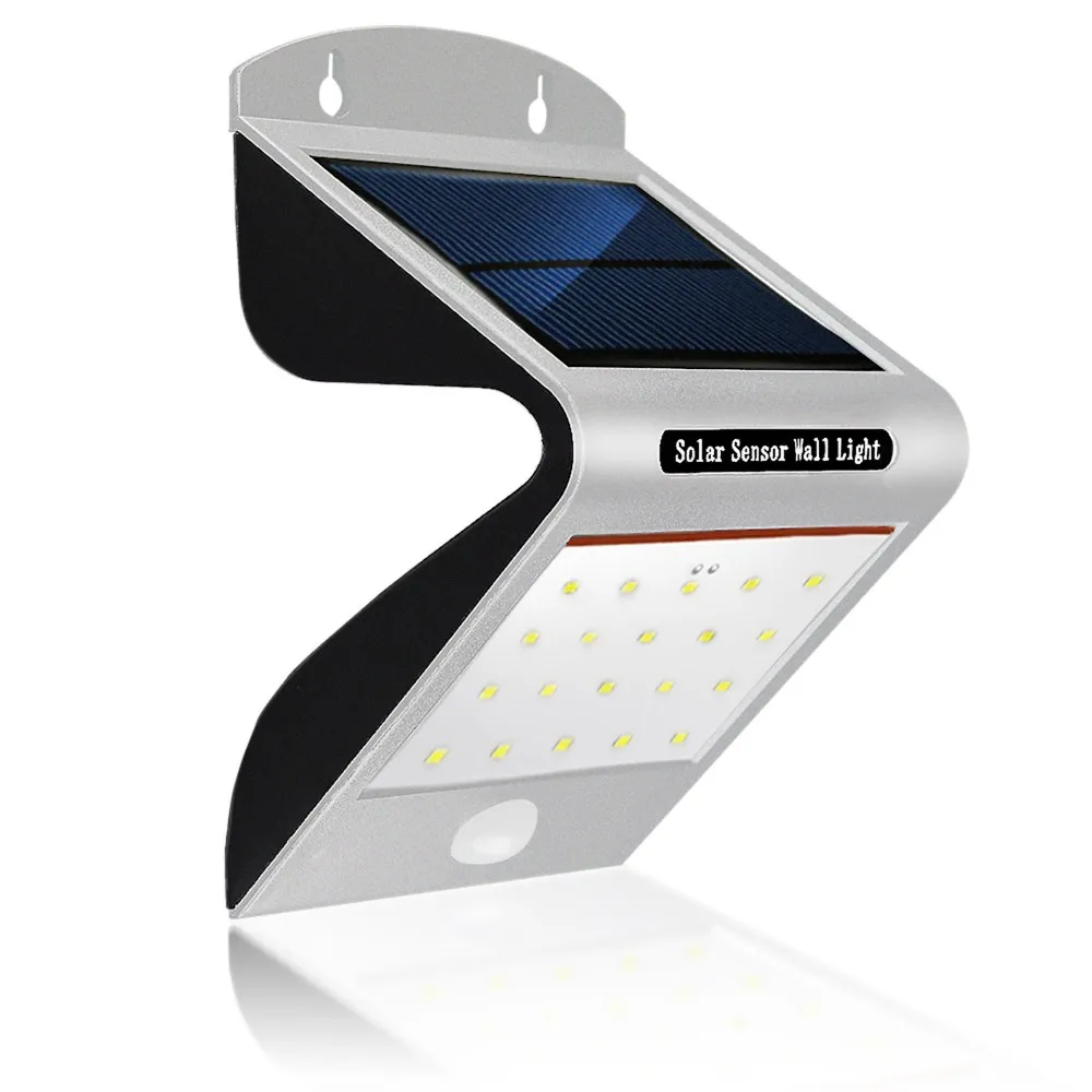 

Water Proof Outdoor Wall Mounted Security Solar Motion Sensor LED Light Integrated Design of PIR motion Sensor and Night Sensor